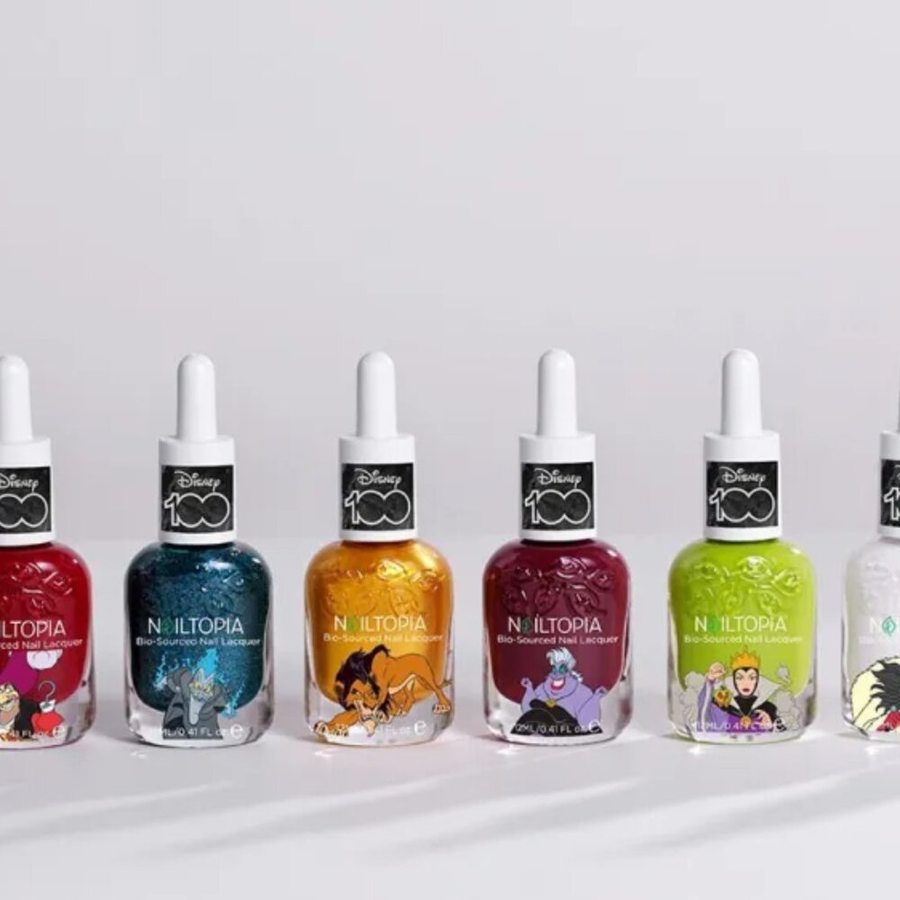 Disney 100 Nailtopia Villains Collection Nail Polish Entire Set - Unopened
